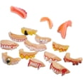 thumbnail image 1 of 50 Uds Dientes Divertidos Dientes Postizos Feos Juguete De Broma Para Decoración Navideña, 1 of 3