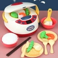 thumbnail image 4 of Kids Cooking Toys Set Funny Electric Rice Cooker Toy Kitchen Pretend Play Toys, 4 of 10