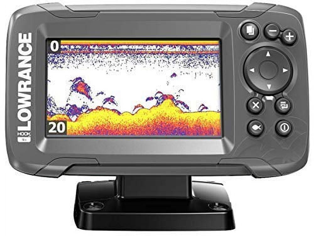 Ecoscandaglio Lowrance Hook2 4X GPS Fishfinder Carpfishing 200KHZ