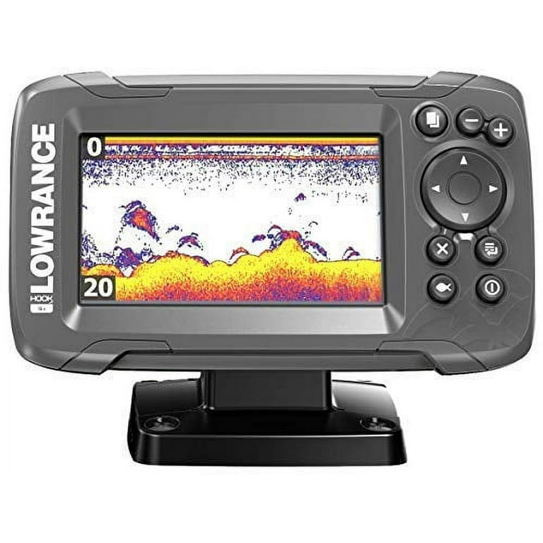Lowrance HOOK2 4x Fish Finder with Bullet Skimmer Transducer