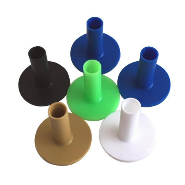 6x Golf Driving Range Tees Accesorios para golf Reutilizables para Pelota para golf - 54mm DYNWAVEMX Tees de goma de golf