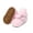 Pink, variant on Newborn Baby Cotton Booties Stay On Slipper Winter Warm Soft Shoes Non-Skid Infant Ankle Boots Crib Shoes White 12 Months