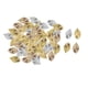 thumbnail image 2 of 100x abalorios de hojas , hojas de , decoración de ropa, artículos para la cabeza, colgantes, para hacer joyas DIY, pendientes,, 2 of 9