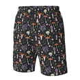 thumbnail image 5 of Naloa Mushroom Men's Beach Shorts, Surfing shorts, Swim trunks, Quick Dry Swim Trunks for Surfing Beach Fun - XX-Large, 5 of 9