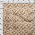 thumbnail image 3 of oneOone Georgette Viscose Light Beige Fabric Abstract Sewing Craft Projects Fabric Prints By Yard 42 Inch Wide, 3 of 4