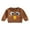 Brown, variant on Bagilaanoe Newborn Baby Girl Boy Thanksgiving Sweatshirt Long Sleeve Turkey Print Pullover 3M 6M 12M 18M 24M Infant Fall Loose Tee Tops