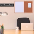 thumbnail image 3 of Dry Erase Board And Cork Bulletin Board Combination,11.8X15.7 Inch Combo Whiteboard Cork Message Board For Office Home Decor, 3 of 7