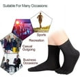 thumbnail image 4 of Jtbuh XLY Women's Toe socks Cotton Crew Five Finger Socks For Running Athletic 4 Pack(A1black), 4 of 5