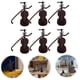 thumbnail image 2 of 6 piezas de violín en miniatura, figuritas de violín, estatuas de instrumentos musicales de plástico, adornos decorativos para árbol de Navidad, colgantes para colgar., 2 of 7