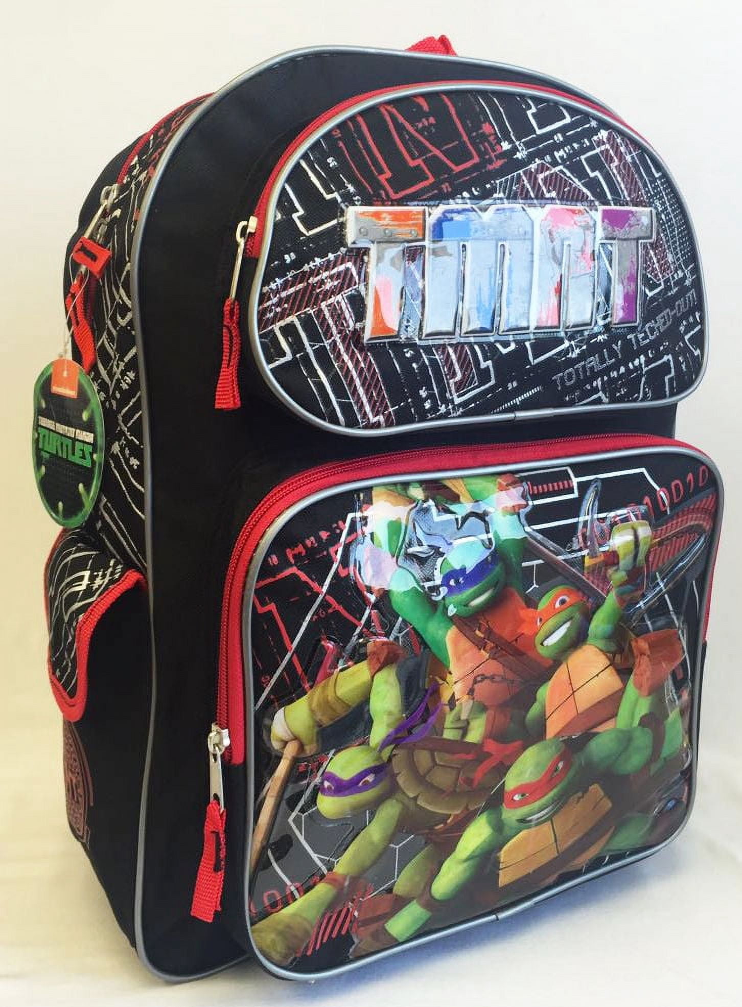 Teenage Mutant Ninja Turtles 16" Large Backpack with Insulated Lunch Bag Set New