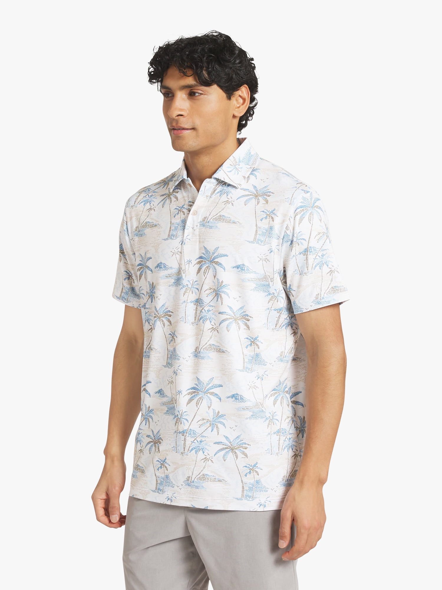 Chaps Men's and Big Men's Short Sleeve Performance Polo Shirt, Sizes S-3XL