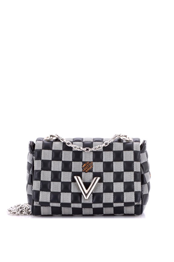 Pre-Owned Twist Handbag Damier Quilted Calf Leather BB By Rebag