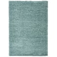 thumbnail image 2 of Safavieh Madrid Miah Solid Polyester Shag Area Rug, Aqua, 4' x 6', 2 of 10