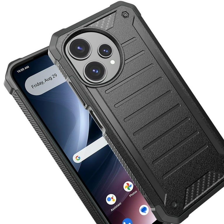 For AT&T Motivate Pro 2 SN512A Premium Tough Hybrid Cell Phone Cover Case - PTF Black For AT&T Motivate Pro 2 SN512A Premium Tough Hybrid Cell Phone Cover Case - PTF Black