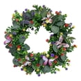 thumbnail image 3 of Abbracc Spring and Summer Wreath Eucalyptus Leaves Wreath for Party Celebration Home, 3 of 9