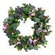 thumbnail image 3 of Corona de primavera, corona de flores artificiales para puerta delantera, colgante de pared, corona decorativa de hojas de eucalipto para fiesta,, 3 of 9