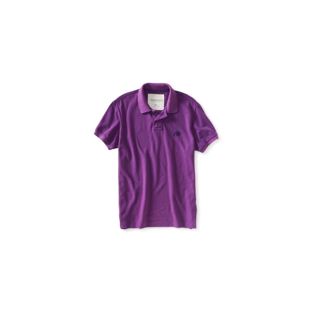 Polo de Rugby Aeropostale para hombre A87 SS morado mediano
