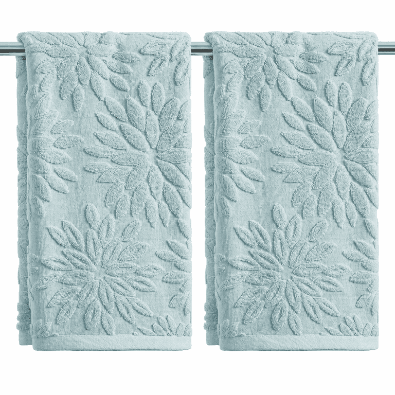 Sm:)e Dahlia Jacquard Bath Hand Towel 2-Pack photo 1