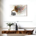 thumbnail image 3 of Elephant Stock Turn It Up Wall Art - Horizontal Canvas Wall Art - Living Room Wall Decor - Music Canvas - White And Beige Decor By Ashvin Harrison - 30" x 20", 3 of 8
