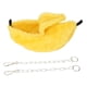 thumbnail image 2 of Casa nido para mascotas pequeña y cálida con forma de plátano de felpa para cama hamaca para hámster (amarillo), 2 of 9