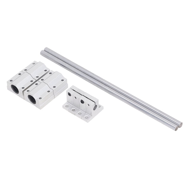 Linear Rail Slide, Linear Rail Slide Linear Rail Guide Linear Motion Slide Rail Linear Rails Linear Bearing with 4Pcs Slide Block for Machinery