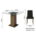 thumbnail image 3 of Juego de Comedor Madesa Oxford MM 05 Mesa de Vidrio 4 Sillas, 3 of 7