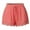 Pink #1, variant on pstuiky Womens Shorts, Women Summer Shorts Plus Size Shorts Solid Color Lace Lace-Up Shorts Leisure Red M