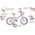 thumbnail image 3 of RoyalBaby Bunny 18" Kids Bike w/Kickstand, Dual Brakes, Basket & Bell, Pink, 3 of 12
