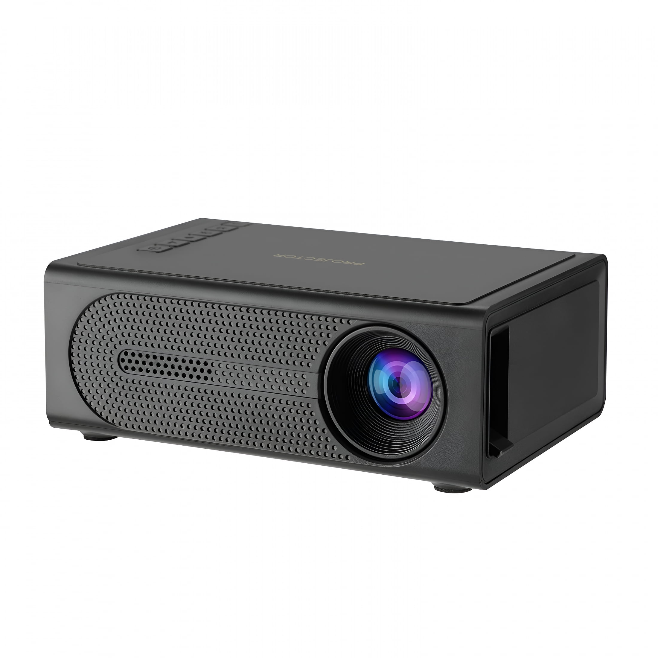 GJX 2026 New Mini Projector-Portable 1080P Hd Led Home Theater Projector with Smartphone Sync,For Movies/Gaming/Outdoor for Bedroom,Living Room,Office,Travel,(Wire/Wireless Compatible)