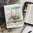 thumbnail image 5 of HELLHERO LORD Paths Book Flower Bible Cover for Men, Portable Bible Covers with Protective for Church Christian Prayer Outdoor Study, 5 of 11