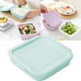 thumbnail image 1 of Fresh Box (Onion) X1 Silicone Foldable Fruit & Veggie Fresh Microwave Lunch Box Portable Outdoor Meal Container With Lid Blue, 1 of 4
