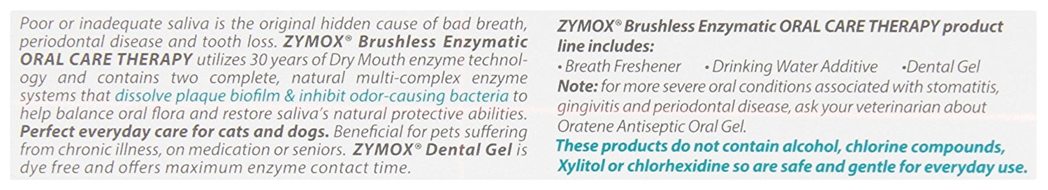 zymox oral care therapy dental gel