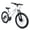 White, variant on 24 Inch Mountain Bike, 21-Speed Adult Bicycle with Front Suspension for Men & Women, Black