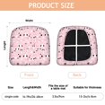 thumbnail image 3 of Pink Christmas Tree Seat Covers for Dining Room Chairs Set Of 4,Stretch Printed Washable Chair Seat Cover with Elastic Ties and Button,Removable Waterproof Couch Cushion Covers, 3 of 6