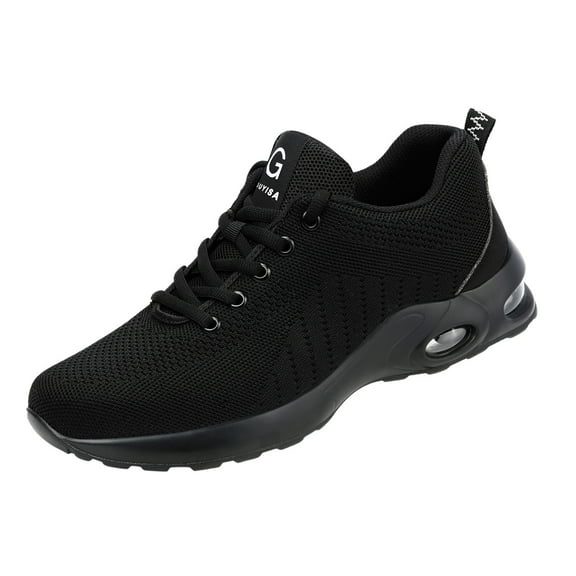 KELINFONG Steel Toe Shoes for Men and Women Work Safety Shoes Puncture Proof Non Slip Sneakers with Air Cushion
