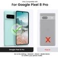 thumbnail image 6 of Designed for Pixel 8 Pro Case, [Military-Grade Drop Protection][Anti-Scratch Microfiber Lining] Silicone Slim Thin Shockproof Phone Case for Google Pixel 8 Pro 6.7 inch (Mint Green), 6 of 6