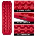 thumbnail image 3 of RUGCEL WINCH Quick Recovery Emergency 4 Wheel Drive Tire Traction Board Mats,Red, 3 of 7