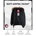 thumbnail image 2 of CANADA WEATHER GEAR Boys' Winter Jacket - Heavyweight Teflon Canvas Parka Coat (Size: 8-20), 2 of 7