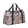 thumbnail image 2 of Rateoe Cute Donuts Pattern Gym Bag for Women, Duffle Bag for Travel with Wet Pocket, Carry on Weekender Bags for Women, Water Resistant Travel Bag Duffel Bag, 2 of 7