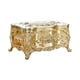 thumbnail image 2 of Caja de acrílico para pañuelos, organizador decorativo rectangular, soporte para pañuelos faciales, soporte de almacenamiento de papel para cocina, Pequeño-Dorado Baoblaze Cubierta de papel de seda, 2 of 7