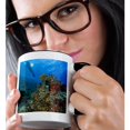 thumbnail image 2 of 3drose, Scuba Divers, Molokini Crater, Maui, Hawaii - Us12 Sws0128 - Stuart Westmorland, 15oz Two-tone Black Mug, 2 of 6