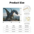 thumbnail image 2 of Logiee Wild Blue Cool Dragon Print Canvas Wall Art ,Art Poster,Canvas Decorative Picture,Decor Wall Pictures for Living Room Bedroom Bathroom,Ready to Hang, 2 of 6