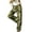 Army Green #68, variant on Women's Linen Blend Wide Leg Pants Elastic Drawstring High Waist Loose Split Hem Casual Trousers with Pockets Brown 2XL