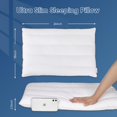 thumbnail image 4 of Almohada MINUPWELL Ultra Flat de 6,5 cm de alto, soporte 46 x 66 cm, 4 of 7