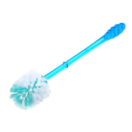 Washroom Plastic Grip Round Shape Bristle Head Toilet Cleaning Brush ...