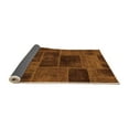 thumbnail image 2 of Ahgly Company Indoor Rectangle Patchwork Orange Transitional Area Rugs, 2' x 5', 2 of 4
