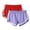 Purple-2, variant on 2 Packs Pajama Shorts for Women Elastic Waist Solid Color Casual Sleep Shorts Soft Thin Pajama Shorts
