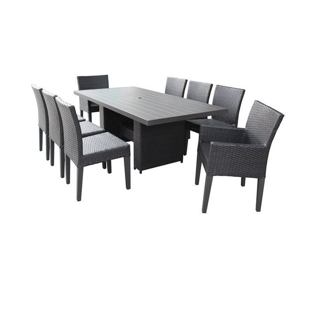 Table de Salle à Manger avec 6 Chaises Sans Bras et 2 Chaises