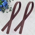thumbnail image 4 of 2 correas de cuero sintético de 60 cm de largo para bolso de mano, estilo remache, con tira recta, para mujer (café claro), 4 of 5