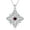 July, variant on AOBOCO 925 Sterling Silver Witches Knot Birthstone Pendant Necklace-Original Protection Witch Celtic Knot Jewelry Mothers Day Gifts for Women